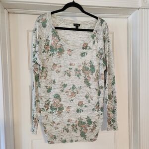 Torrid floral sweater, size 0